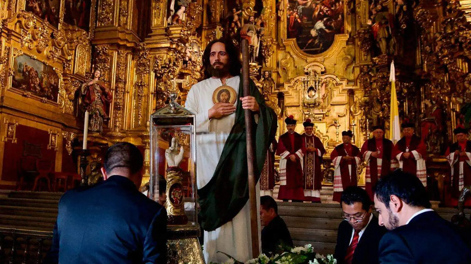 Reliquia San Judas Tadeo en su paso por mexico